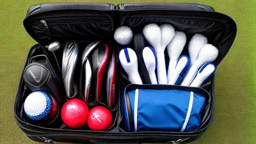how to organize a titleist 14 slot golf bag