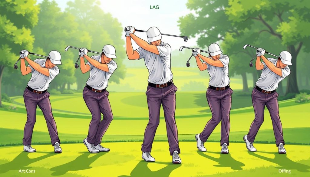 Downswing sequence for lag creation