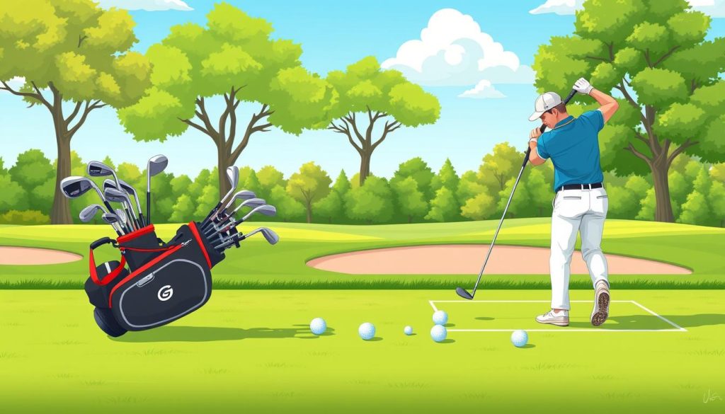 Driving range tips for golf improvement