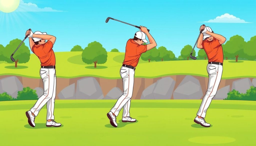 Golf downswing sequence