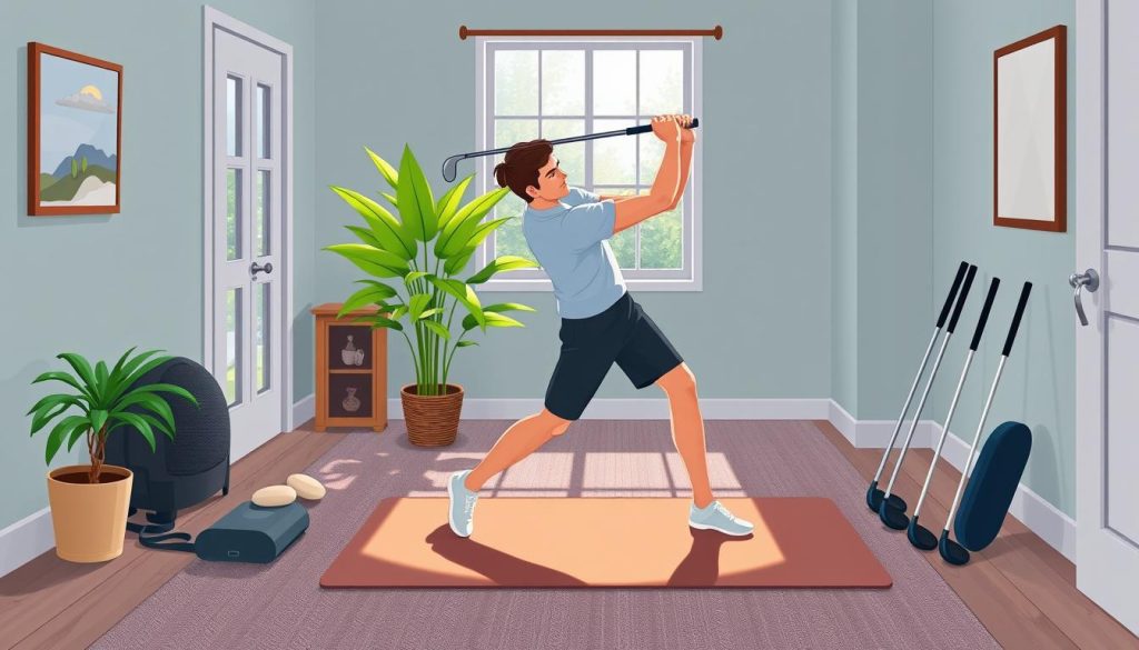 Golf swing exercises