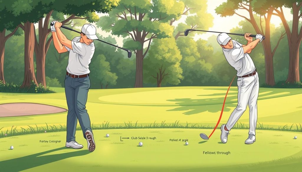 Golf swing mechanics