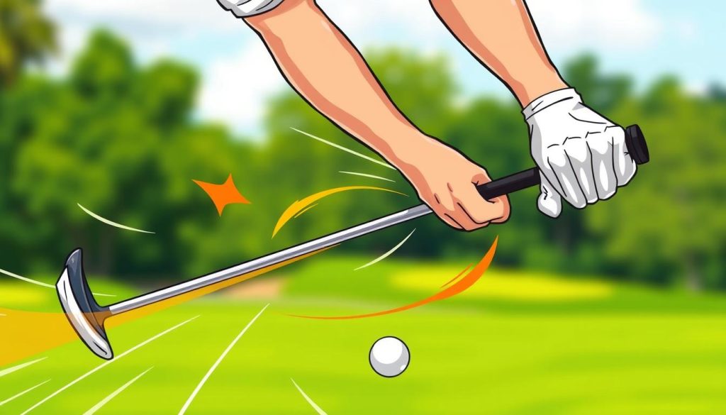 Golf swing mechanics and lag creation