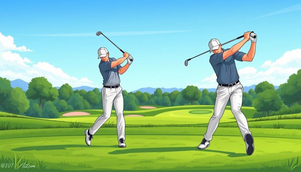 Golf swing technique