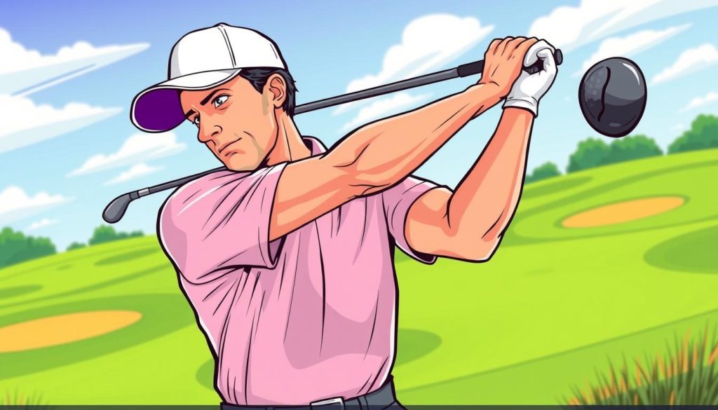 Wrist action in golf swing