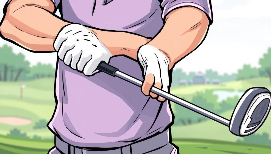 golf arm position