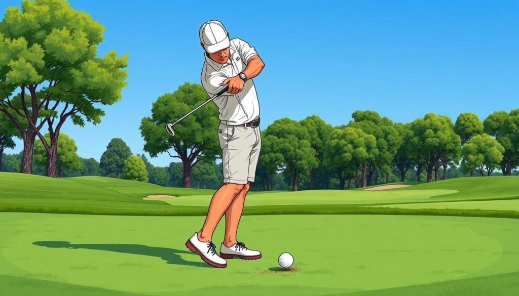 golf impact position