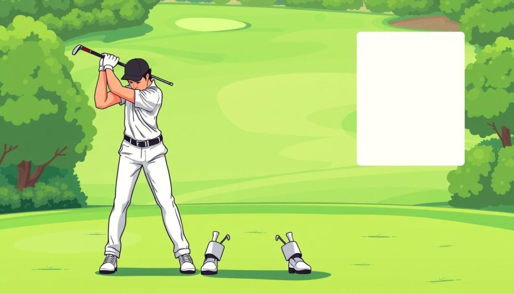 golf setup position