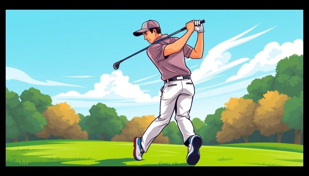 golf stroke transition