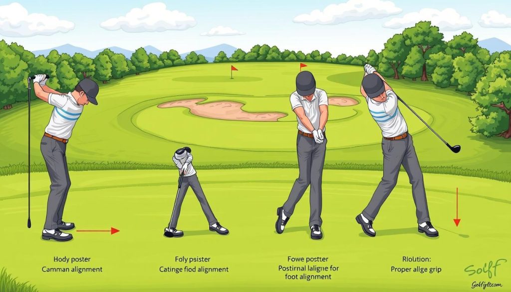 golf swing alignment guide