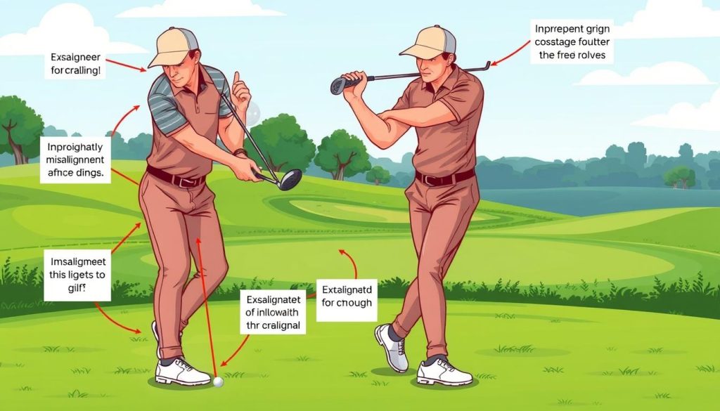 golf swing faults