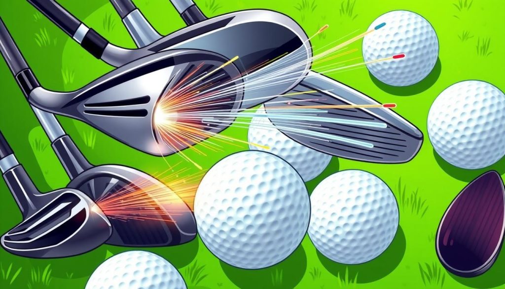 Golf club equipment affecting spin rate