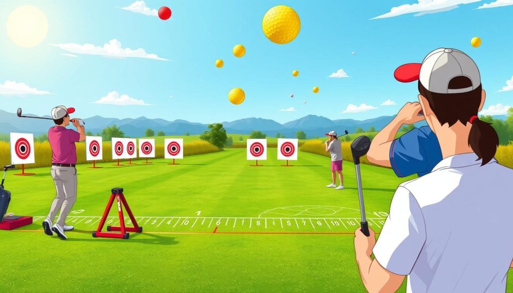 Golf driving range tips for target practice