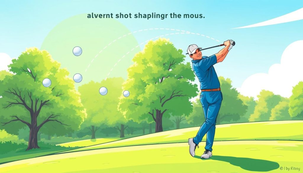 Golf shot shaping techniques