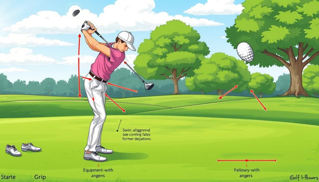 Golf swing diagnosis