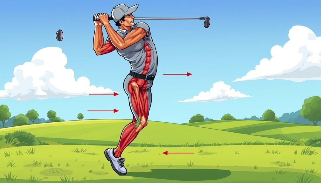 Golf swing power generation