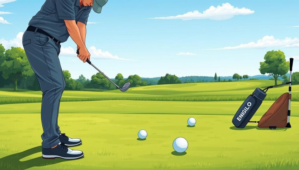 left-handed golf drills and exercises